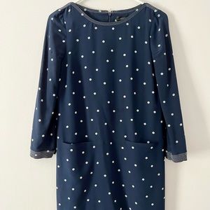 J. Crew silk polka dot dress. Excellent condition!